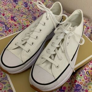 Converse Off-White platform Canvas Sneakers